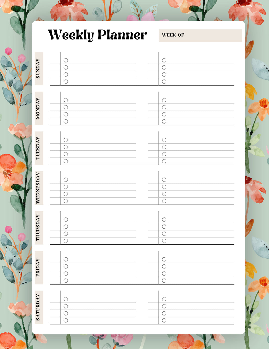 Christian Homeschool Planner 2025 2026 Classical Printable Digital PDF Weekly Daily Organizer