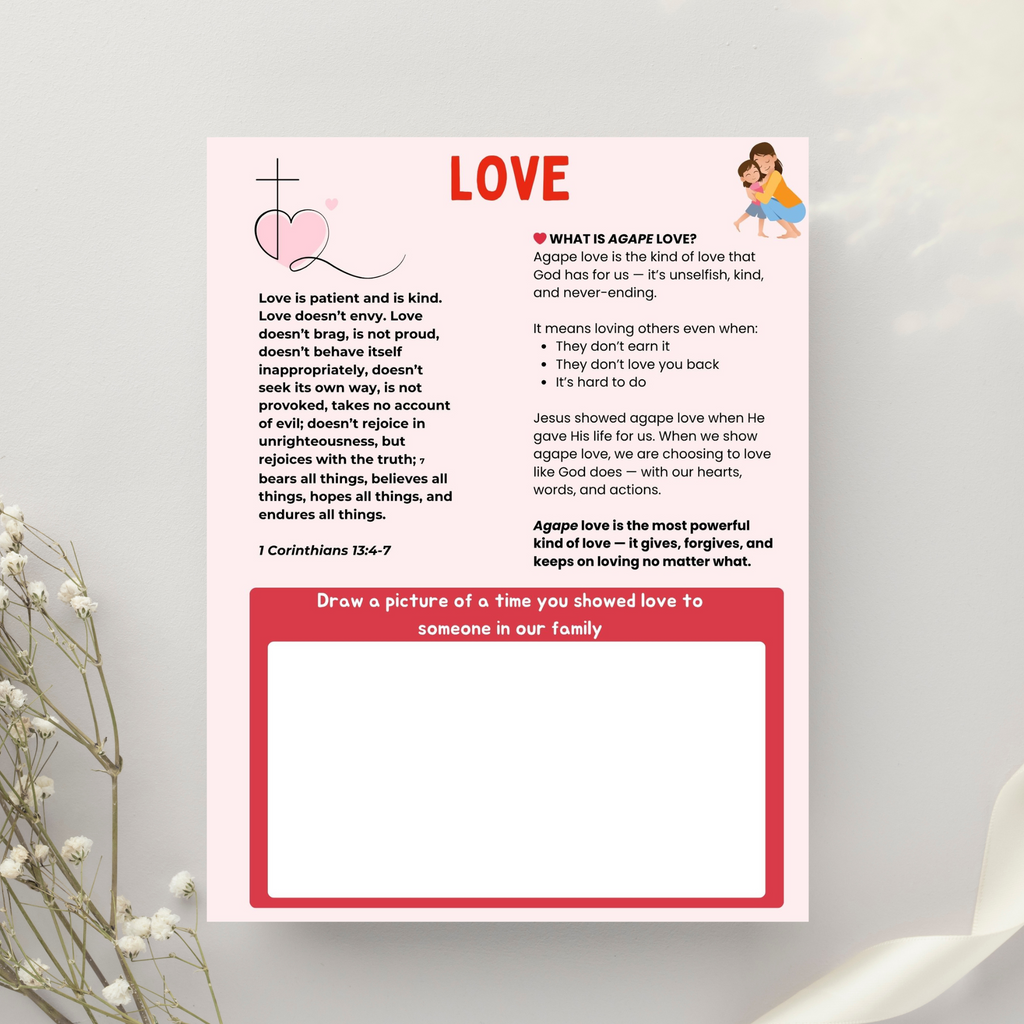 Fruits of the Spirit Bible Unit Study | Printable Sunday School and Homeschool Lessons for Kids | Christian Character Study | Digital PDF