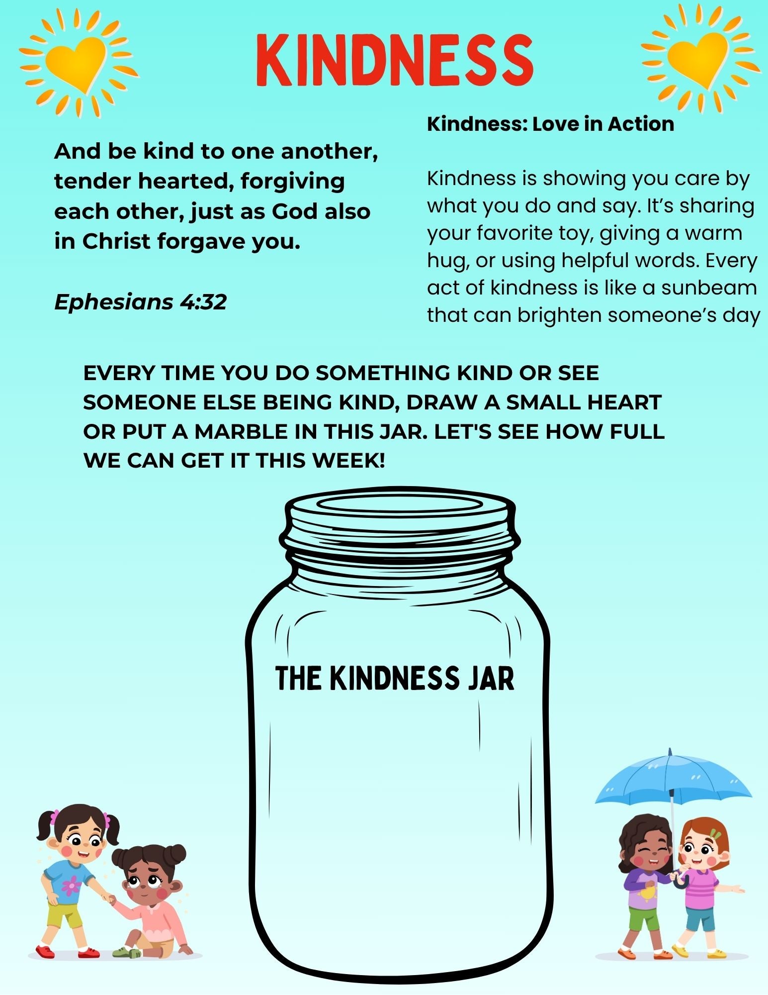 Fruits of the Spirit Bible Unit Study | Printable Sunday School and Homeschool Lessons for Kids | Christian Character Study | Digital PDF