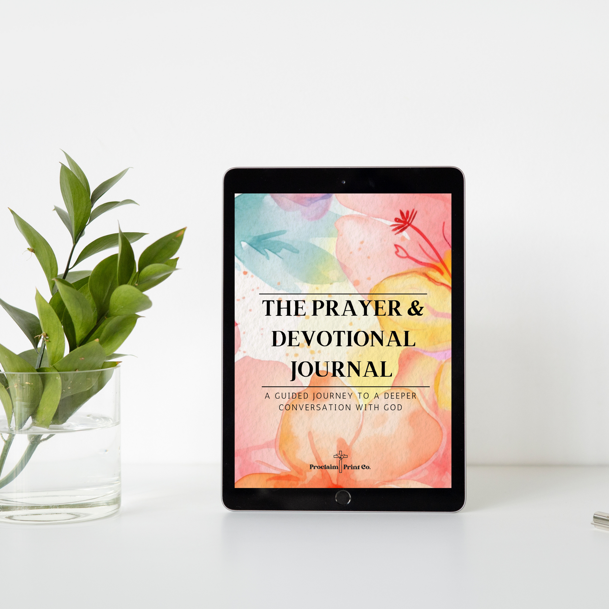 Christian Prayer Devotional Journal Printable Bible Study Planner